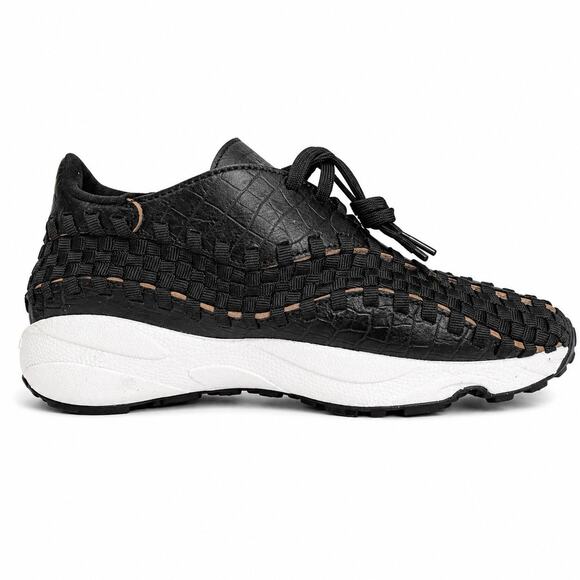 Nike Air Footscape Woven PRM Black Croc Men’s Size 12.5 FQ8129-010 NWOB Rare main image 7